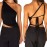 Women's Sexy One Shoulder Sleeveless Backless Tube Top