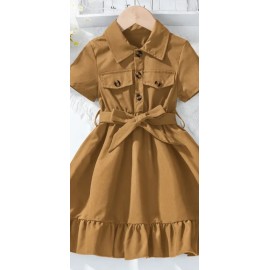 Girls' Casual Summer Dress.