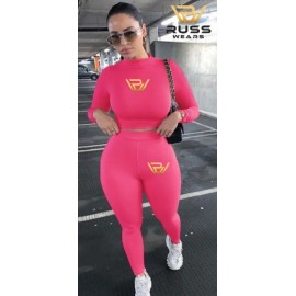 Women's Fashionable Two-Piece Tracksuit