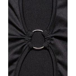 Long Sleeveless Form-Fitting Strapless Evening Dress