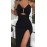 Elegant Chain Strap Form Fitting Evening Dress