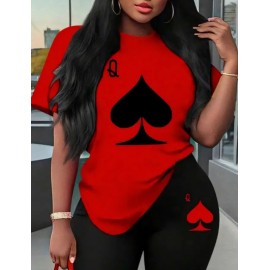 Women's Casual Queen Lounge Wear Set