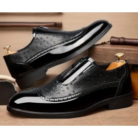 Men's Oxford Non-Slip Zipper Dress Shoes