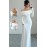 Elegant Off-Shoulder Long Sleeve Body-Fitting Evening Dress
