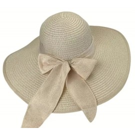 Women's Wide-Brim Foldable Straw Hat