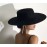 Women's Lightweight Wide Brim Flat Derby Fedora Hat