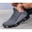 Women's Gray Knitted Lightweight Air Cushioned Sport Shoes