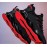 Men's Casual Black and Red Tint Sport Sneakers
