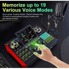 New Ten lamp G10-P15 Podcast Equipment Mic Mixer Set