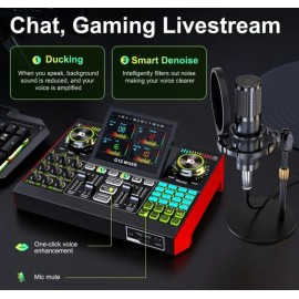 New Ten lamp G10-P15 Podcast Equipment Mic Mixer Set