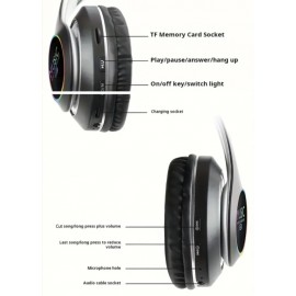 Lightweight Foldable Wireless Noise-Canceling Headphones