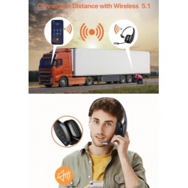 Wireless 55Hrs Working Time Noise Cancelling Headset