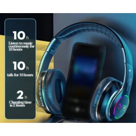Lightweight Foldable Wireless Noise-Canceling Headphones