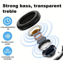 Lightweight Foldable Wireless Noise-Canceling Headphones