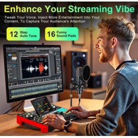 New Ten lamp G10-P15 Podcast Equipment Mic Mixer Set