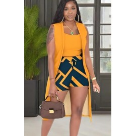 Women's 3pc Crop Tank Top Lounge Wear Set