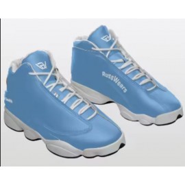 Russ Wears Official Light Blue High Quality Casual Unisex Basketball Sneakers