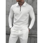 Men's Stylish White Sportswear Set