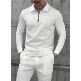 Men's Stylish White Sportswear Set