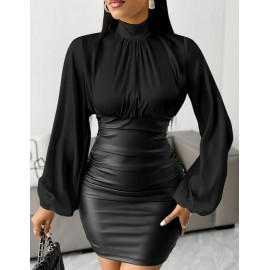 Elegant Chic Black Mini Dress