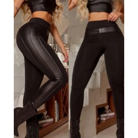 Stylish High-Waisted Stretchy Legging Pants
