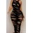 Women's One Piece Black Sheer Body Jumpsuit