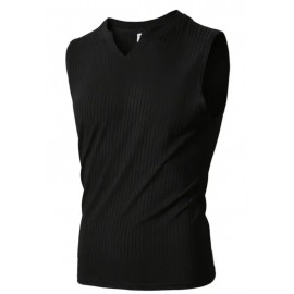 Men's Slim Fit Sleeveless Casual Workout Shirt