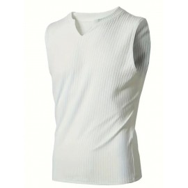 Men's Slim Fit Sleeveless Casual Workout Shirt