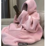 Soft Double-Sided Pajama Blanket Hoodie