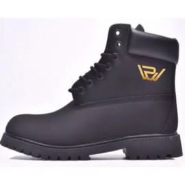 Russ Wears High-Quality Construction Boots