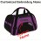 Portable Breathable Custom Embroidered Crossbody Pet Carrier Backpack