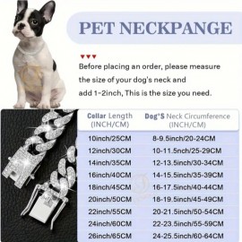 Elegant Dog and Cat Cuban Chain Luxury Pet Collar