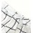 Men's White Casual Trousers with geometric line print