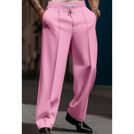 Men's Loose Straight Cut Casual Dress Pants