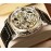 Men's Golden-Tone Automatic Carved Hollow Skeleton Dial Mechanical Watch