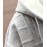 Men's Stylish Letter Print Plush-Lined Hooded Sweater Jacket