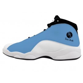 Russ Smith Official Light Blue, Black and White High Quality Unisex Basketball Sneakers