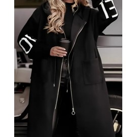 Women's Stylish Non-Stretch Hooded Winter Jacket