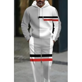 Stylish Men's 2pcs Hooded Casual Sport Sweatsuit