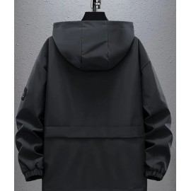Men's High Fashion Non-Stretch Casual Hooded Jacket