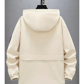 Men's High Fashion Non-Stretch Casual Hooded Jacket