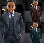Boy's High Quality Single-Breasted Three-Piece Suit