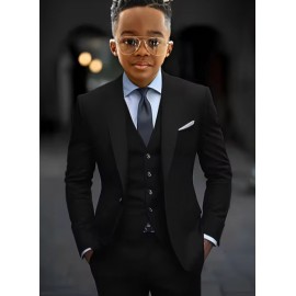 Boy's High Quality Single-Breasted Three-Piece Suit