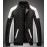 Men's Stylish Brown and White Leather Motorcycle Jacket