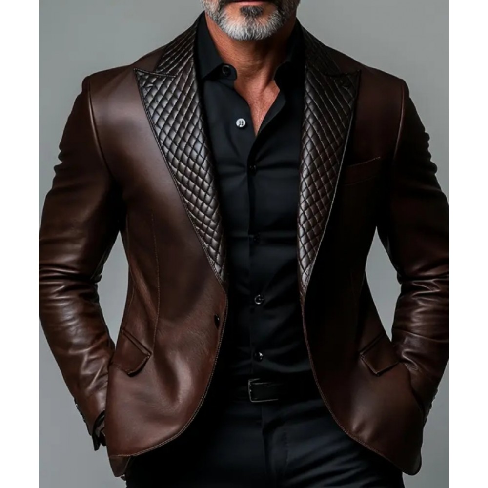 Men's Stylish High Quality Stitched Lightweight Evening Jacket