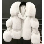Women's Elegant Loose Fit Fashionable Fur Jacket
