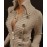 Women's Elegant High-Neck Sweater Jacket