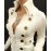 Women's Elegant High-Neck Sweater Jacket