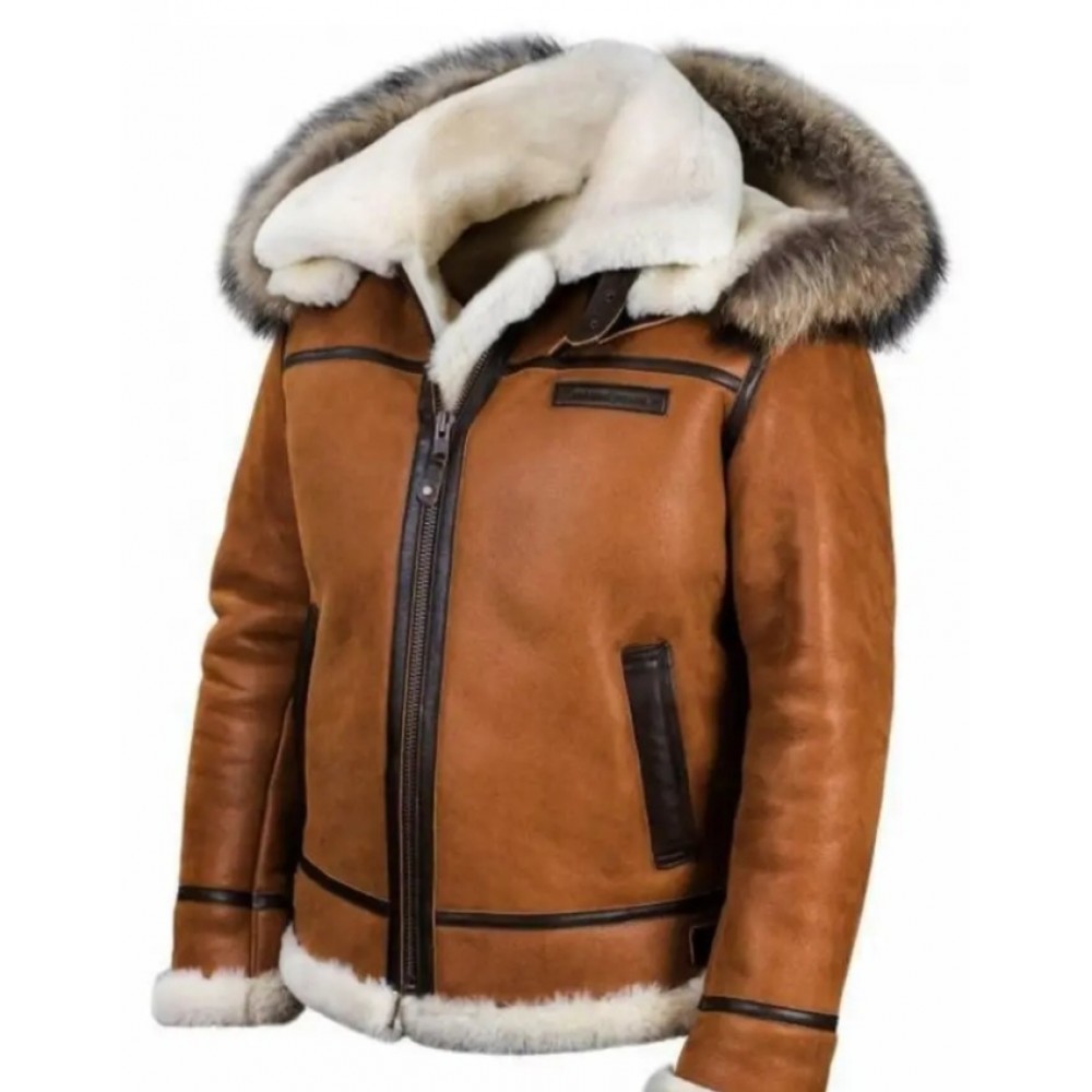 Men's Heavy Duty Thermal Loose Fit Winter Coat with Hooded Collar