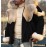 Men's Heavy weighted Insulated Casual Winter Coat with large fur collar 
